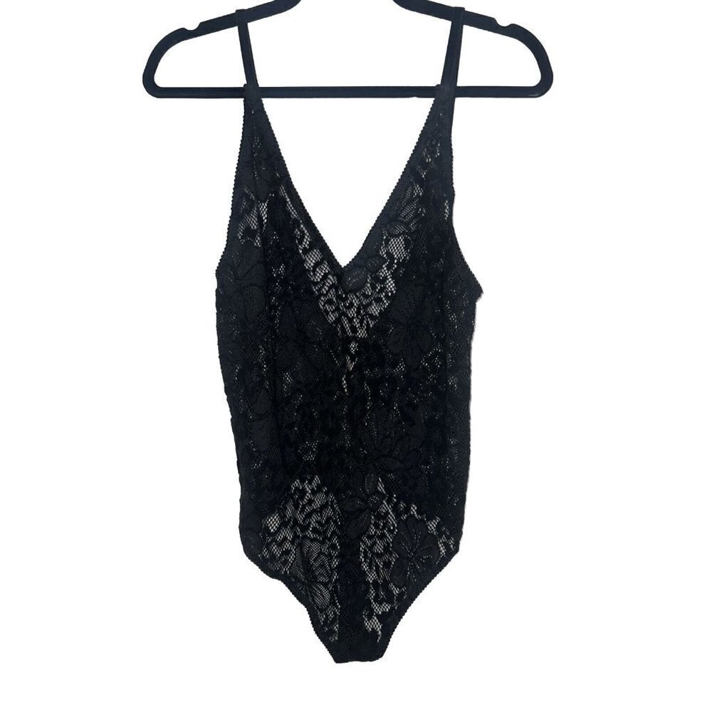 Free People Intimately Lingerie Bodysuit Snap Crotch Top Soft Knit Medium O